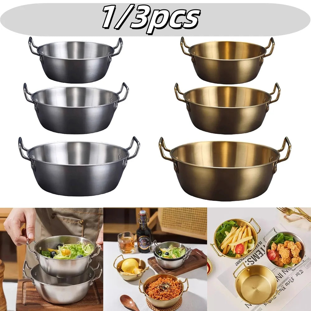 1/3pcs Stainless Steel  Bowl