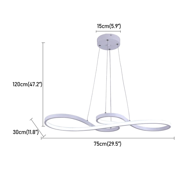 Nordic Led Pendant Hanging Light Decorative Led Ceiling Lamps Lustre Art Design Minimalist Fixture Indoor Lighting Chandelier