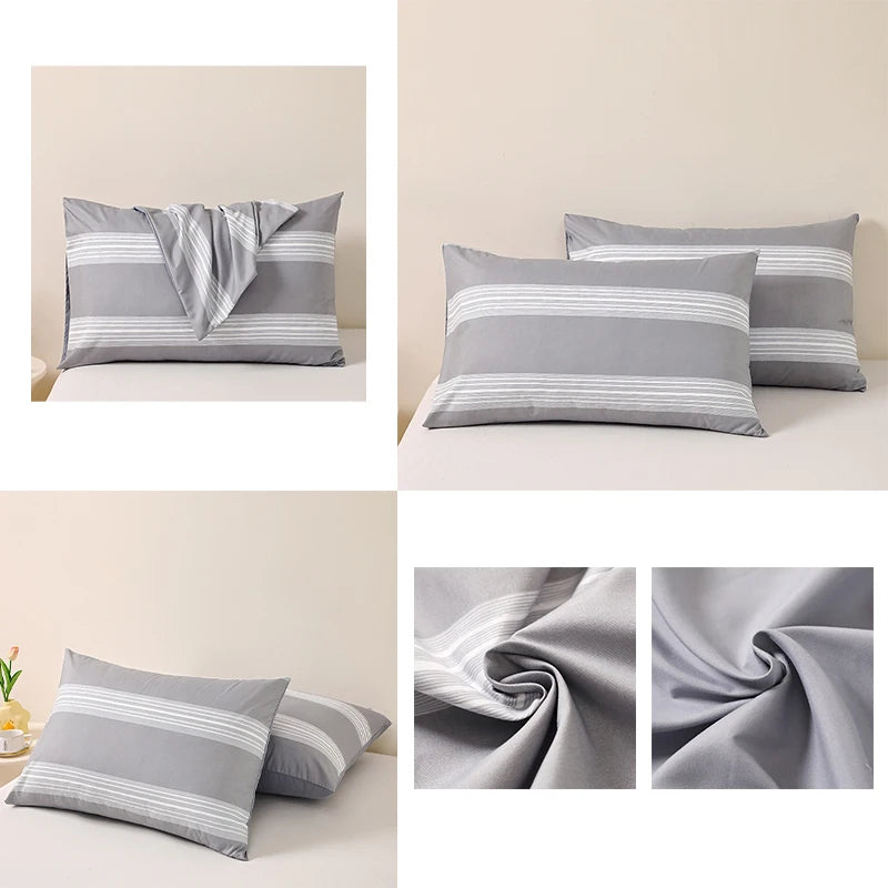 4pcs/2 Pairs Printed Pillowcases