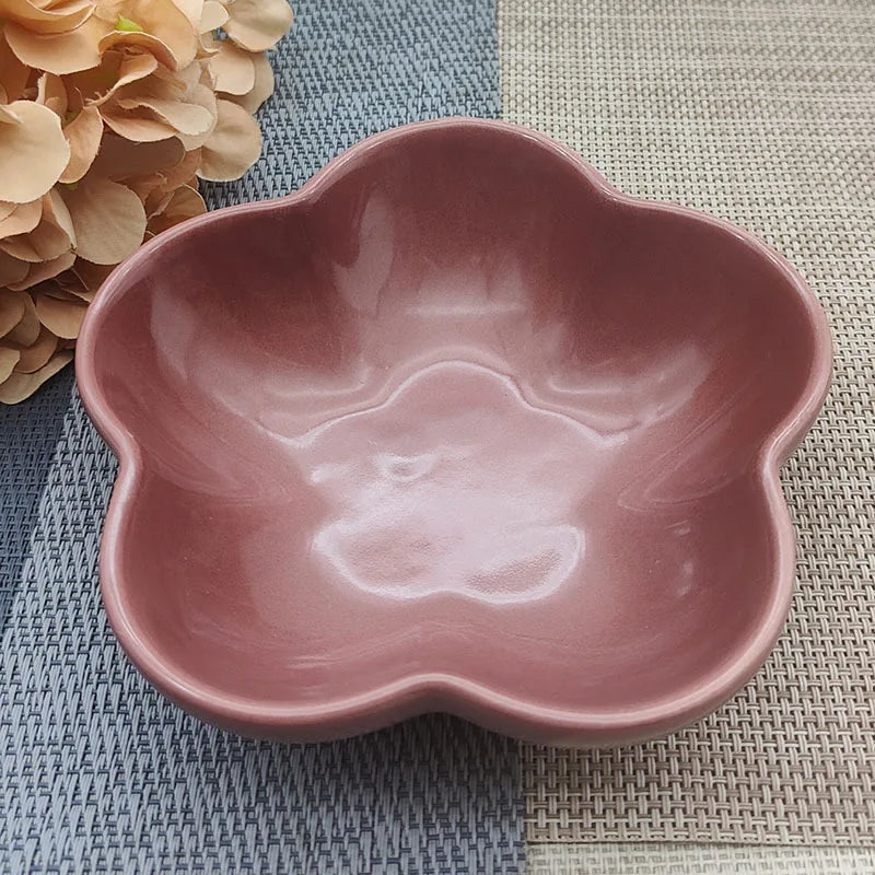 5'' Elevated Flower Design Ceramic