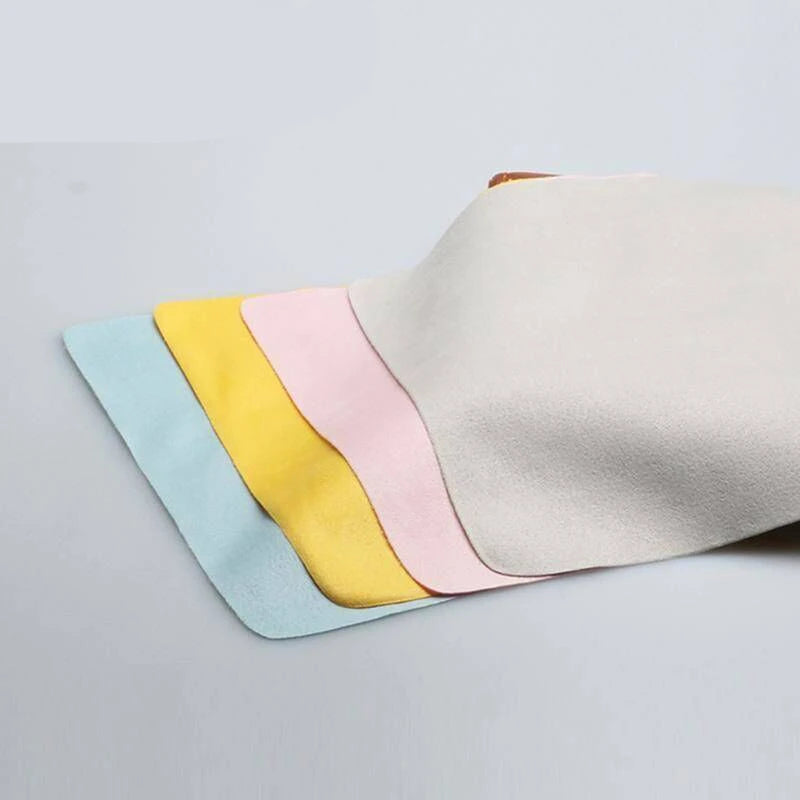 10pcs/lots High Quality Chamois Glasses Cleaner Microfiber Cleaning Cloth