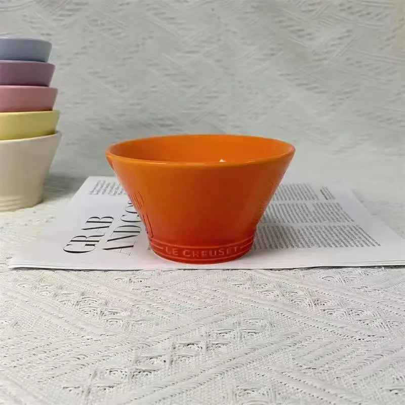 Le Creuset 6 and 7.5 Pastel Collection Ceramic Bowls, Heat-Resistant Dessert Prep Bowls, Non-Stick Glazed Stoneware