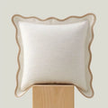 Stitch Scalloped Decorative Throw Pillow Cover