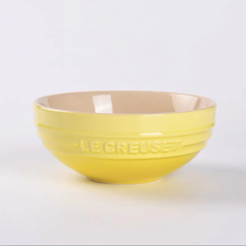 Le Creuset Cool Color Cerc Bowl for Salad Soup Noodles Fruit Rice round Multifunctional Dining Utensils French Sle Daily