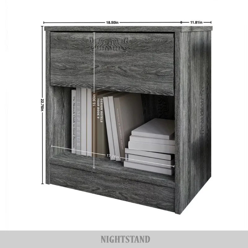 Versatile Wood Side Table for Living Room, Lounge, Stable and Sturdy Design.