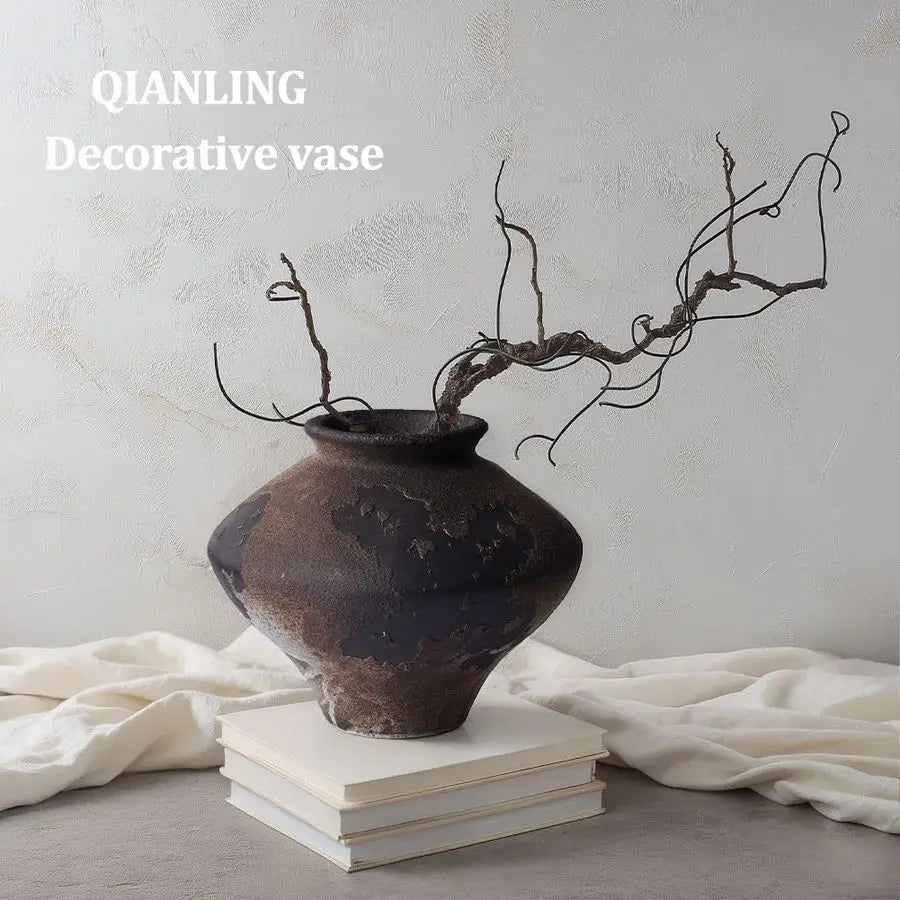 Sabi Rusty Vintage Vase, 6.3 Tall