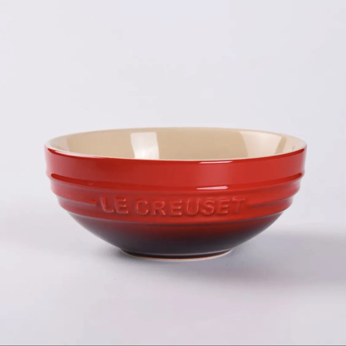 Le Creuset Cool Color Cerc Bowl for Salad Soup Noodles Fruit Rice round Multifunctional Dining Utensils French Sle Daily