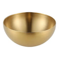 Stainless Steel Gold And Silver Salad Bowl