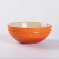 Le Creuset Cool Color Cerc Bowl for Salad Soup Noodles Fruit Rice round Multifunctional Dining Utensils French Sle Daily