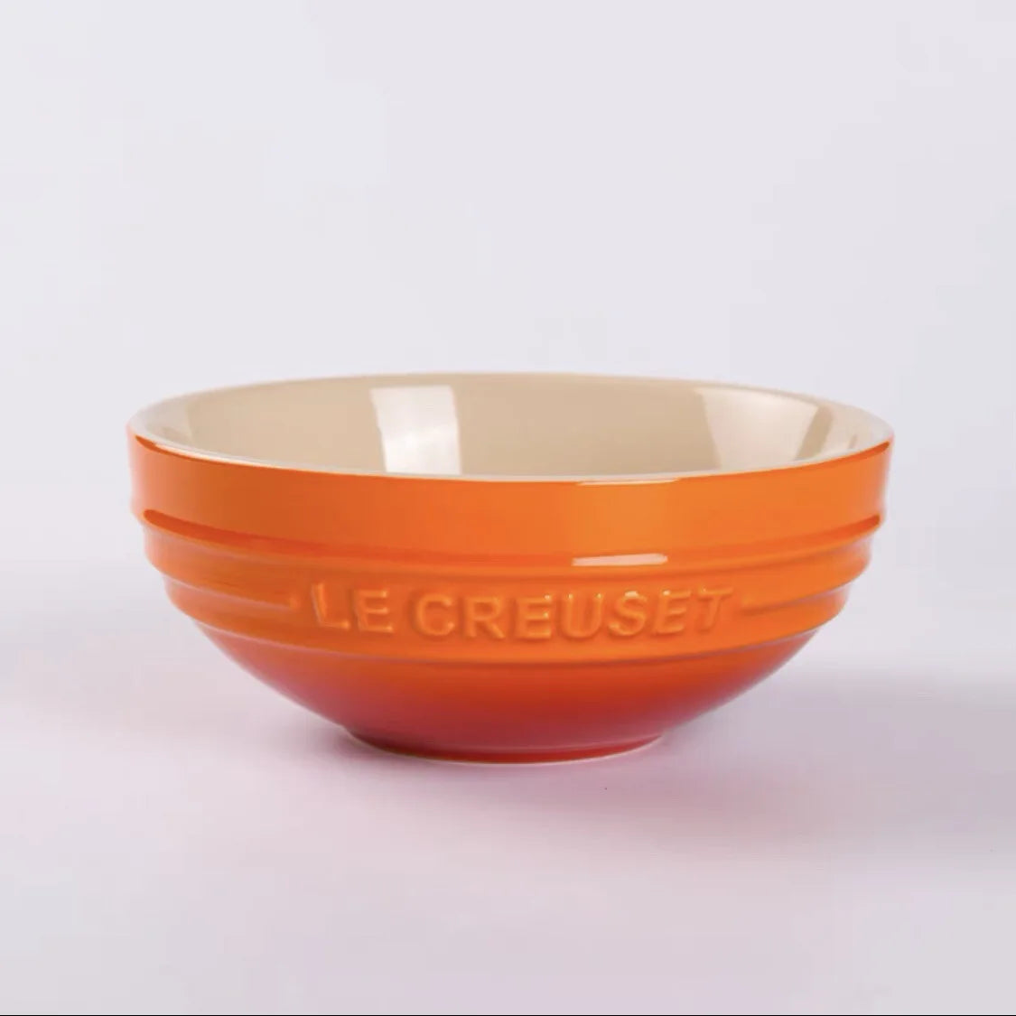 Le Creuset Cool Color Cerc Bowl for Salad Soup Noodles Fruit Rice round Multifunctional Dining Utensils French Sle Daily