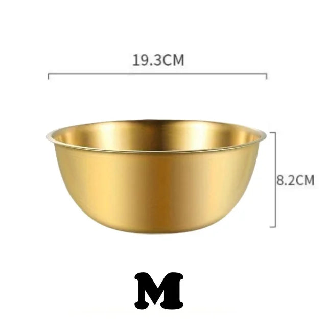 Stainless Steel Bowl Set with Scale for Cooking Baking Food Storage Large Capacity