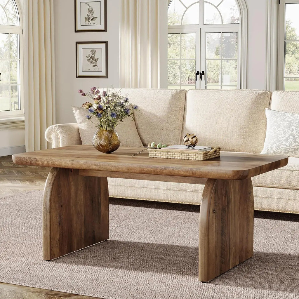 Rectangle Coffee Table,Wood Rectangular