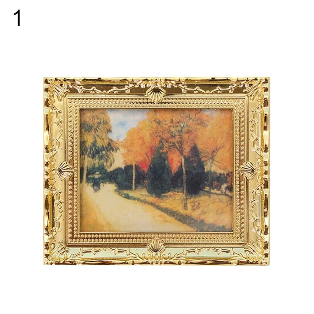 Golden Retro Photo Frame Decorative European VictorianPictures Frame