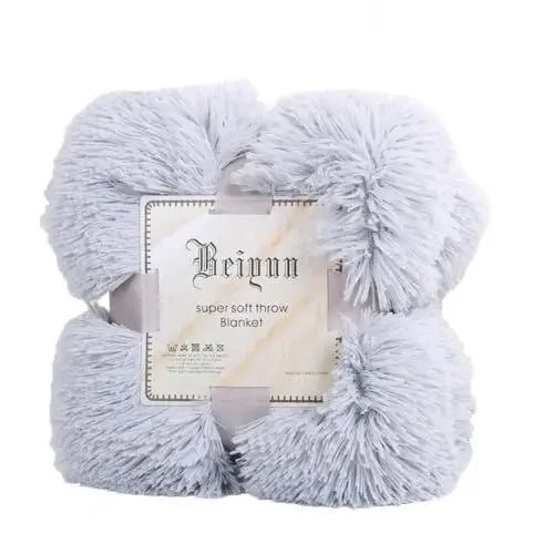 80x120cm Soft Fluffy Shaggy Warm Bed Sofa Bedspread Bedding Sheet Throw Blanket