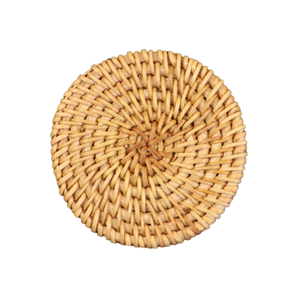 Table Protectors Rattan Coasters Dining Table Setting Natural Materials