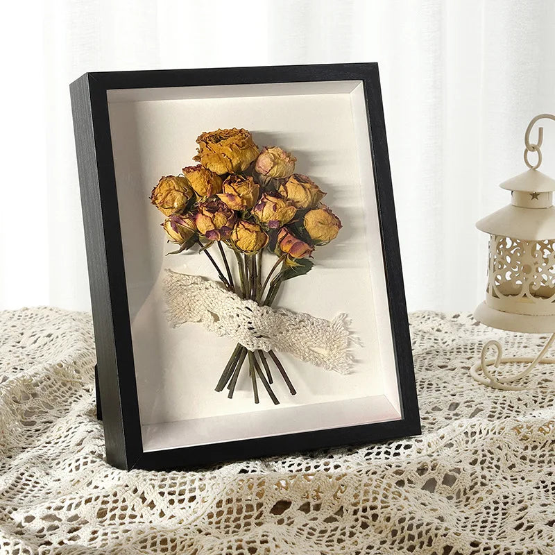 Shadow Box Depth 3cm Wooden Photo Frame For Displaying Three-Dimensional Works
