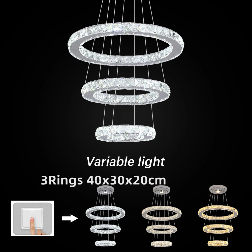 Crystal Chandelier Modern LargePendant Lights Fixture