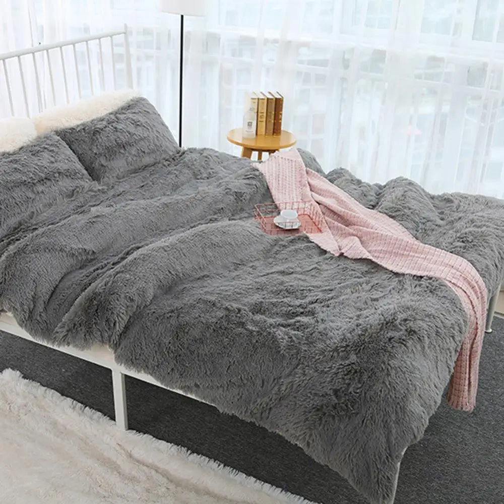 80x120cm Soft Fluffy Shaggy Warm Bed Sofa Bedspread Bedding Sheet Throw Blanket