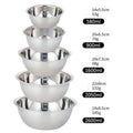 Stainless Steel Mixing Bowls Portable Kitchen Cooking
